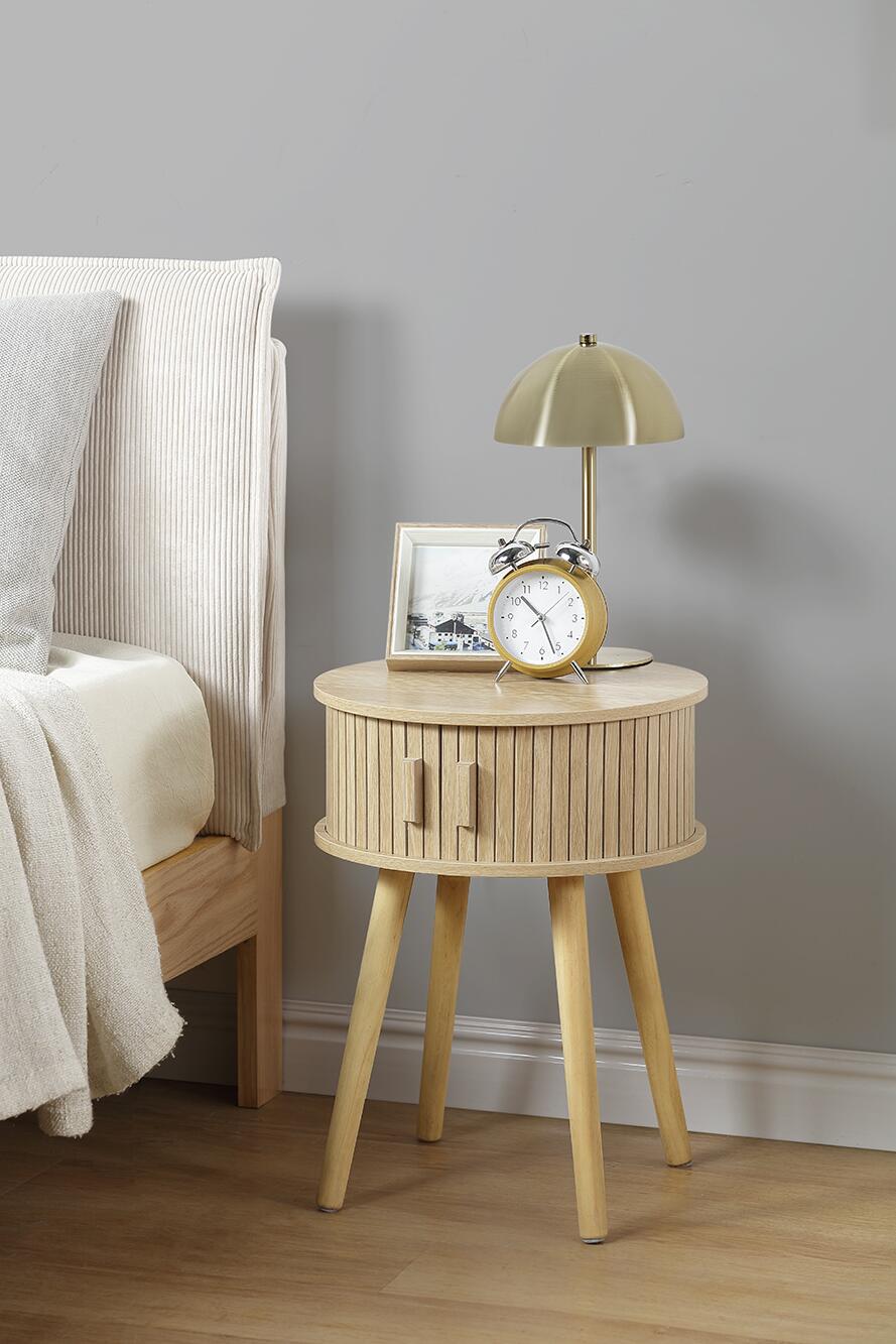 Bedside table room setting